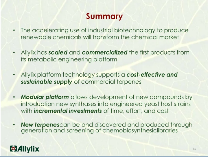 香料香精高新企業(yè)簡(jiǎn)介(5)——Allylix